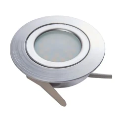 Lindby Loftlamper|Indbygningsspots > LED-indbygningsspot Andrej, rund, aluminium, sæt med 3 stk