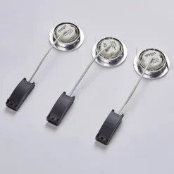 Lindby Loftlamper|Indbygningsspots > LED-indbygningsspot Andrej, rund, aluminium, sæt med 3 stk