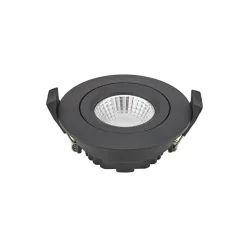 Sigor Indbygningsspots > LED indbygningsspot Diled, Ø 8,5 cm, 6 W, 3.000 K, sort