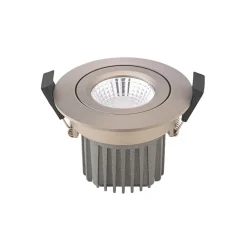Indbygningsspots ^ Sigor LED indbygningsspot Diled, Ø8,5 cm, 10 W, Dim-To-Warm, stål