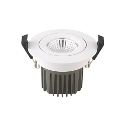 Indbygningsspots ^ Sigor LED indbygningsspot Diled, Ø 8,5 cm, 10 W, Dim-To-Warm, hvid