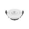 Sigor Indbygningsspots > LED indbygningsspot Diled, Ø 8,5 cm, 6 W, Dim-To-Warm, hvid