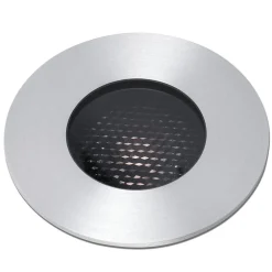 FARO BARCELONA Nedgravet Udebelysning|Udendørs Spot > LED-indbygningsspot Grund, nikkel, Ø 9 cm, aluminium/stål