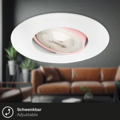 Briloner Loftlamper|Indbygningsspots > LED-indbygningsspot 7602 3sæt IP65 3.000 K hvid