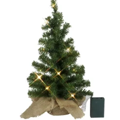 STAR TRADING Dekorationsbelysning|Julepynt > LED-juletræ Tre med jute-taske