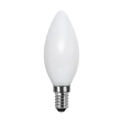 STAR TRADING Led Pærer > LED-kertepære E14 2.700K, opal, Ra90 3W