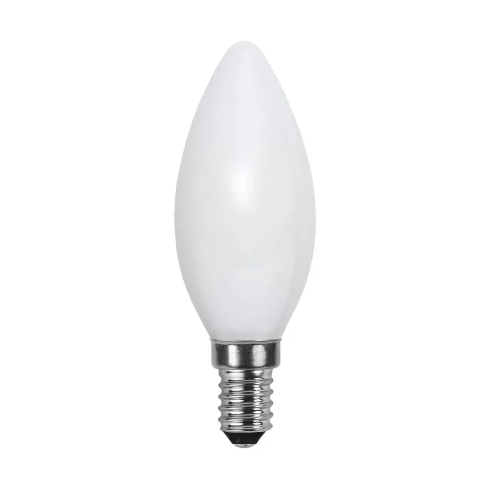 STAR TRADING Led Pærer > LED-kertepære E14 2.700K, opal, Ra90 3W