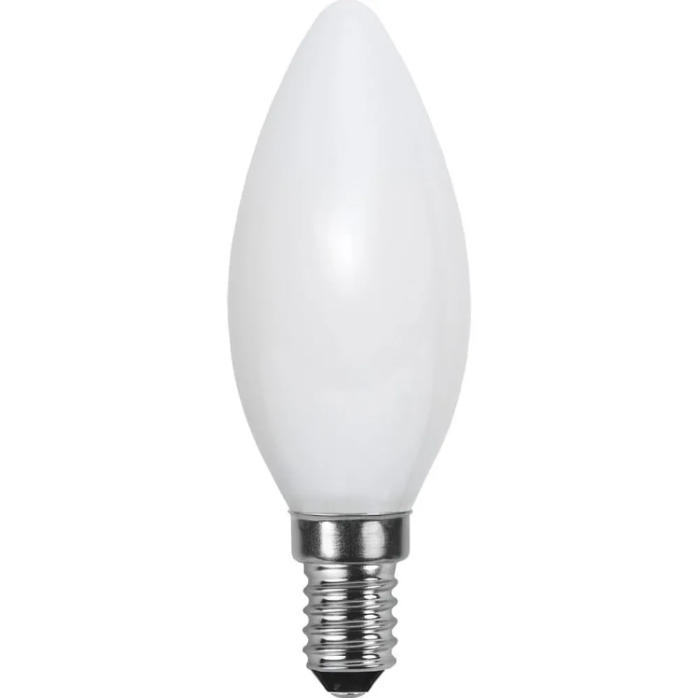 STAR TRADING Led Pærer > LED-kertepære E14 2.700 K, opal, Ra90 4,7 W
