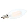 Dæmpbar Led-Pære ^ ORION LED-kertepære E14 5 W mat 827 kan dæmpes