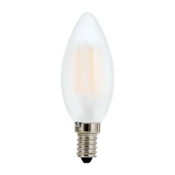 Dæmpbar Led-Pære ^ ORION LED-kertepære E14 5 W mat 827 kan dæmpes