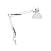 Maul Arbejdsrum/Kontor > LED-klemmelampe study, hvid, stål, højde 44 cm, E27