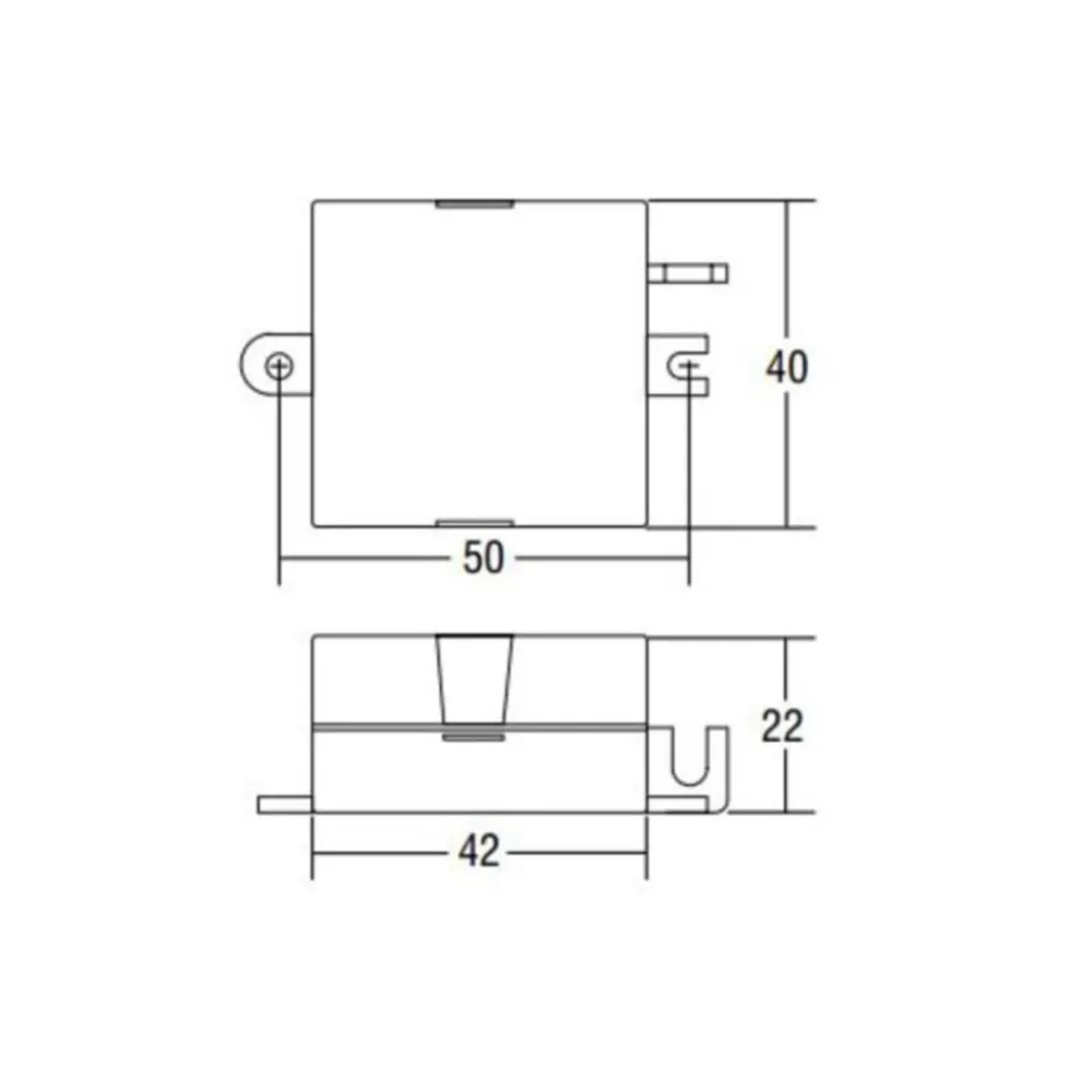 Molto Luce Driver Konstant Spænding > LED-konverter, 6 W, 250mA CC, 230VAC til 2-23VDC