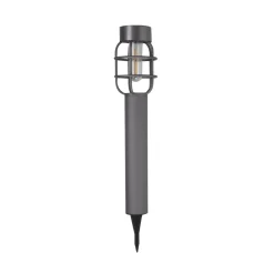 Solcellelamper|Udendørs Spot ^ SMART GARDEN LED-lampe med jordspyd Anglia, 2 stk., antracit, IP44