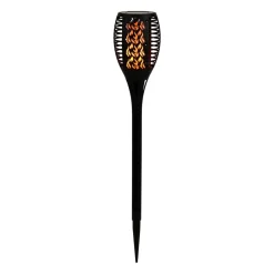 Globo Solcellelamper > LED-lampe med jordspyd 33077 Lommelygte, sort, plast