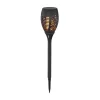 Solcellelamper ^ Globo LED-lampe med jordspyd 33535-2, lygte, sort, sæt med 2 stk