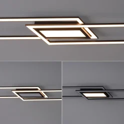 JUST LIGHT. GmbH Loftlamper|Loftlamper > LED-loftlampe Asmin, CCT, sort, 100x17,9cm