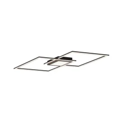 Loftlamper|Loftlamper ^ JUST LIGHT. GmbH LED-loftlampe Asmin, CCT, sort, 106x37cm
