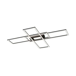 Gang|Loftlamper ^ JUST LIGHT. GmbH LED-loftlampe Asmin, CCT, sort, 98,9x69,4cm