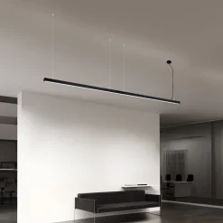 ORION Arbejdsrum/Kontor|Loftlamper > LED-loftlampe Bounce, sort, længde 113 cm, CCT, aluminium