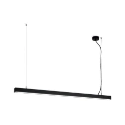 ORION Arbejdsrum/Kontor|Loftlamper > LED-loftlampe Bounce, sort, længde 113 cm, CCT, aluminium