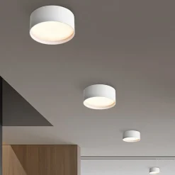 CMD Udendørs Loftlamper > LED-loftlampe 9093, Ø 12 cm, hvid, IP44, metal