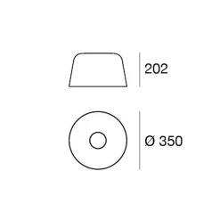 Linea Light Loftlamper > LED-loftlampe Delfi_S, hvid, Ø 35 cm, metal