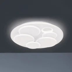 FISCHER & HONSEL Loftlamper|Loftlamper > LED-loftlampe Dots, hvid, Ø 50 cm, metal/akryl, CCT