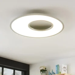 Lucande Arbejdsrum/Kontor|Loftlamper > LED-loftlampe Durun, dæmpbar, CCT, rund, 60 cm