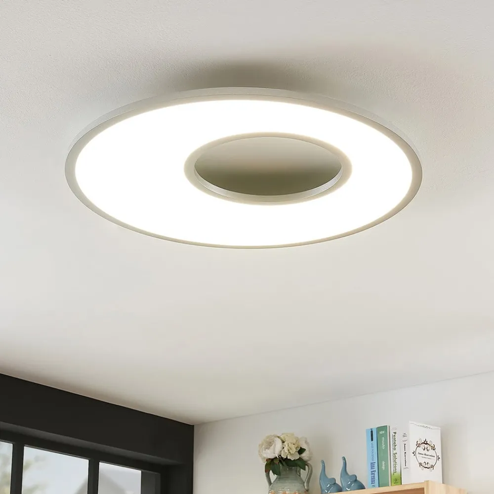 Lucande Arbejdsrum/Kontor|Loftlamper > LED-loftlampe Durun, dæmpbar, CCT, rund, 60 cm