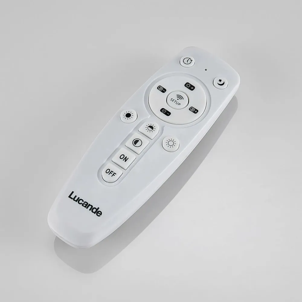 Lucande Arbejdsrum/Kontor|Loftlamper > LED-loftlampe Durun, dæmpbar, CCT, rund, 60 cm