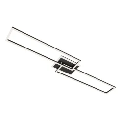 Briloner Arbejdsrum/Kontor > LED-loftlampe Frame CCT fjernbetjening sort
