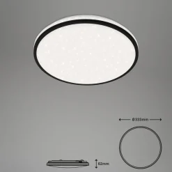 Briloner Loftlamper|Loftlamper > LED-loftlampe Ivy Sky S, stjernedekoration, Ø 33 cm