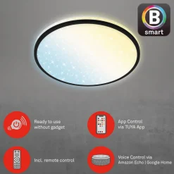Briloner Loftlamper|Loftlamper > LED-loftlampe Ivy Sky S, stjernedekoration, Ø 33 cm