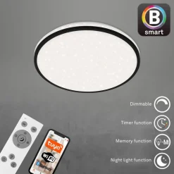 Briloner Loftlamper|Loftlamper > LED-loftlampe Ivy Sky S, stjernedekoration, Ø 33 cm