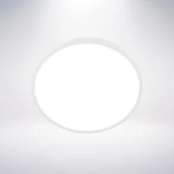 Arbejdsrum/Kontor ^ Briloner LED-loftlampe Kaida, hvid, Ø 30 cm, energiklasse A, 4.000 K