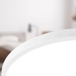 Arbejdsrum/Kontor ^ Briloner LED-loftlampe Kaida, hvid, Ø 30 cm, energiklasse A, 4.000 K