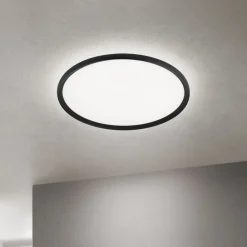 ORION Loftlamper > LED-loftlampe Kant, Ø 60 cm sort, CCT metal/plast