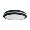 Udendørs Loftlamper ^ Milagro Lighting LED-loftlampe Marlon, Ø 40 cm, sort, plast, IP54