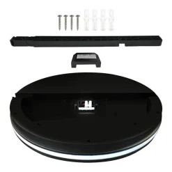 Udendørs Loftlamper ^ Milagro Lighting LED-loftlampe Marlon, Ø 40 cm, sort, plast, IP54