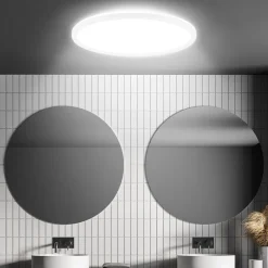 Briloner Loftlamper|Loftlamper > LED-loftlampe Move, sensor, Ø 42 cm, IP44, hvid, 4000K
