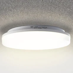 Udendørs Loftlamper ^ Heitronic LED-loftlampe Pronto, rund, bevægelsessensor