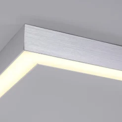 PURE Loftlamper > LED-loftlampe Lines, 110 x 30 cm, sølv, CCT, fjernbetjening