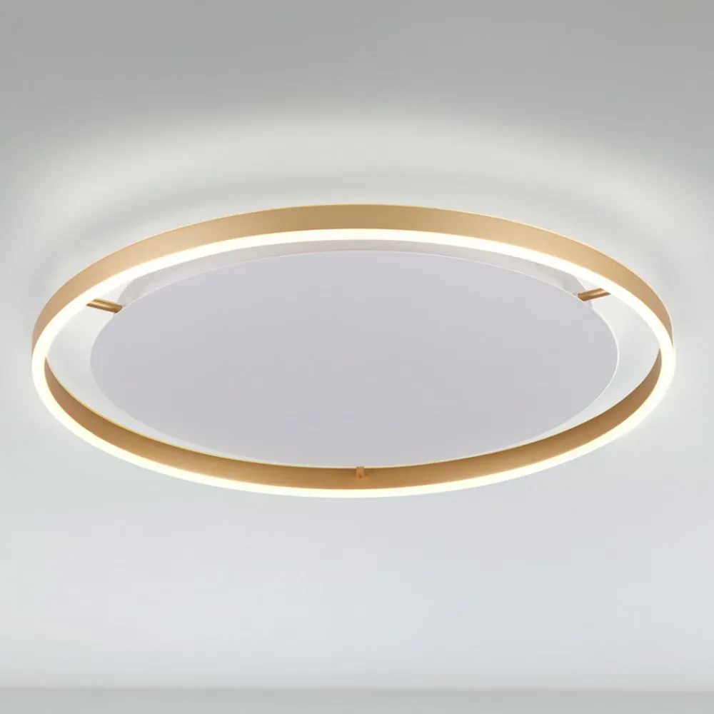 Loftlamper|Loftlamper ^ JUST LIGHT. GmbH LED-loftlampe Ritus, Ø 58,5 cm, mat messing