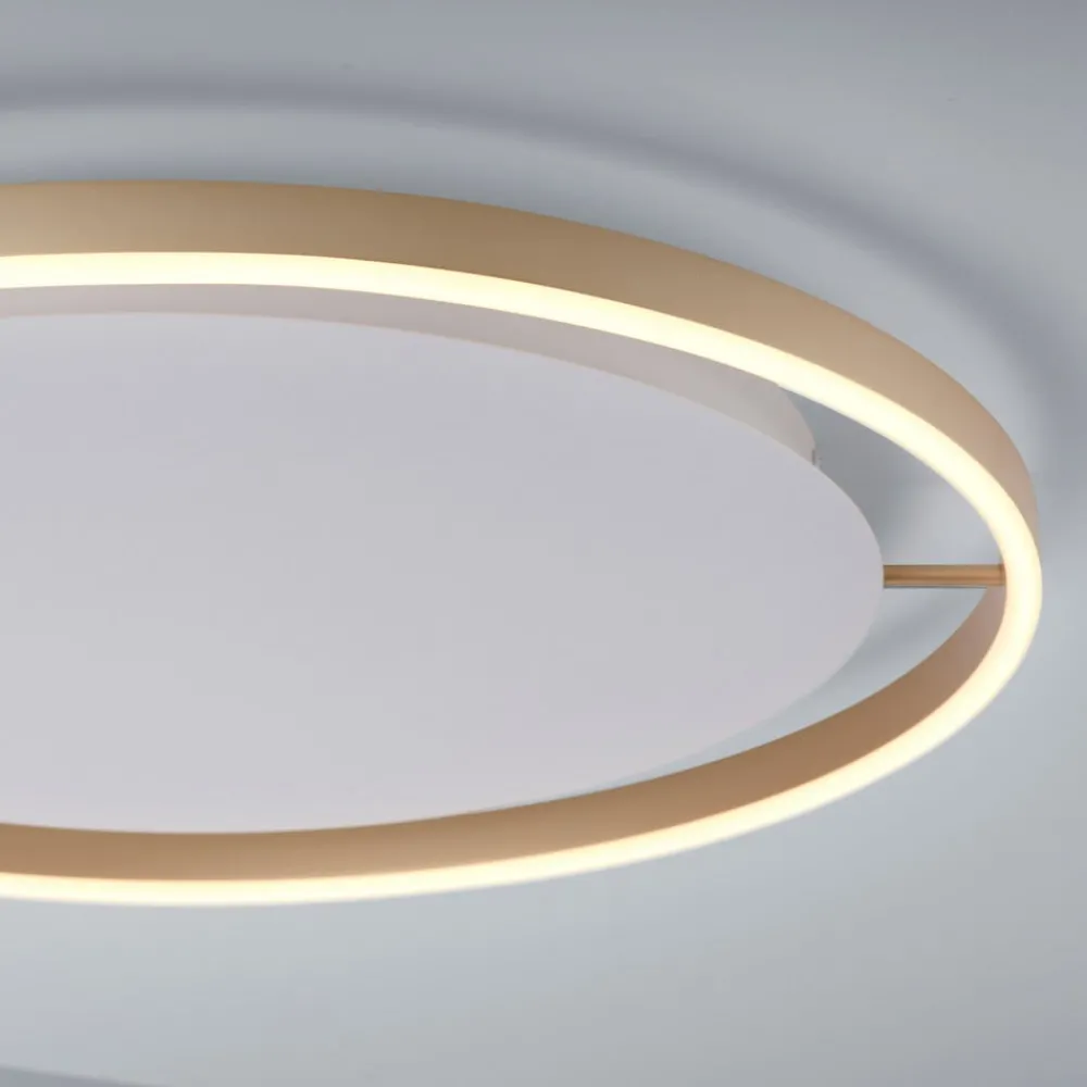 Loftlamper|Loftlamper ^ JUST LIGHT. GmbH LED-loftlampe Ritus, Ø 58,5 cm, mat messing