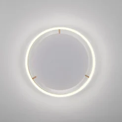 Gang|Loftlamper ^ JUST LIGHT. GmbH LED-loftlampe Ritus, Ø 39,3 cm, mat messing