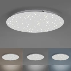 JUST LIGHT. GmbH Loftlamper|Loftlamper > LED-loftlampe Sparkle CCT dæmpbar hvid Ø 48cm