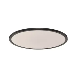Loftlamper|Loftlamper ^ Brilliant LED-loftlampe Tuco CCT, dæmpbar, sort Ø 50 cm