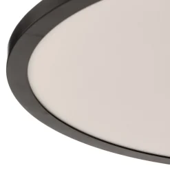 Loftlamper|Loftlamper ^ Brilliant LED-loftlampe Tuco CCT, dæmpbar, sort Ø 50 cm