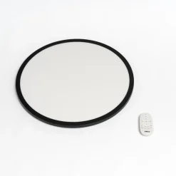 Loftlamper|Loftlamper ^ Brilliant LED-loftlampe Tuco CCT, dæmpbar, sort Ø 50 cm