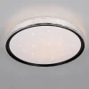 Reality Leuchten Loftlamper > LED-loftlampe Varda, sort, Ø 39 cm, fjernbetjening
